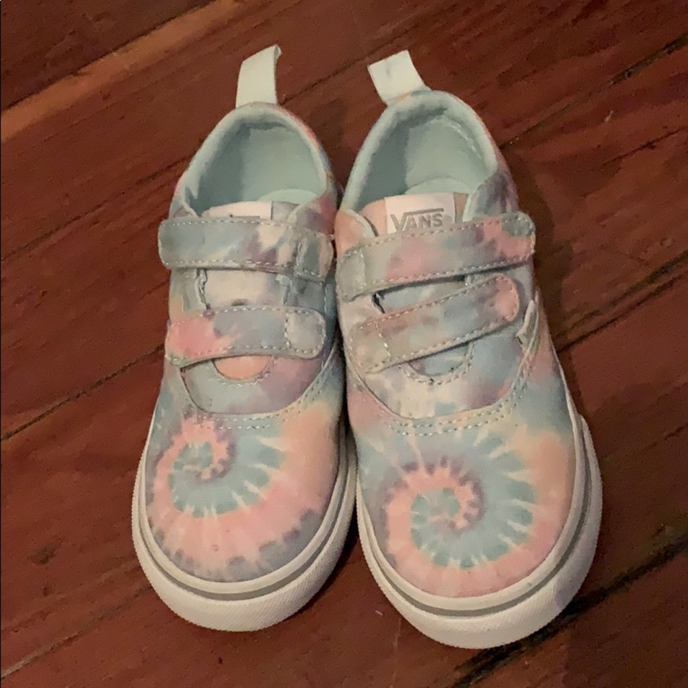 Tie Dye Toddler girls Vans